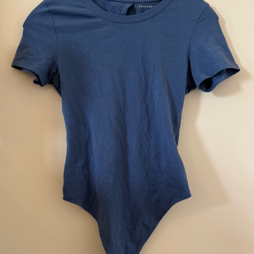 American Apparel Women's Blue Bodysuit